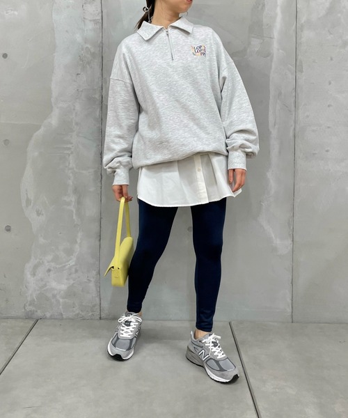 WHO'S WHO gallery(フーズフーギャラリー)の「【SLOPPY/スロッピー】レギンス(レギンス/スパッツ・レディース・ネイビー/ダークグリーン/ブラック・FREE)」の4枚目の写真