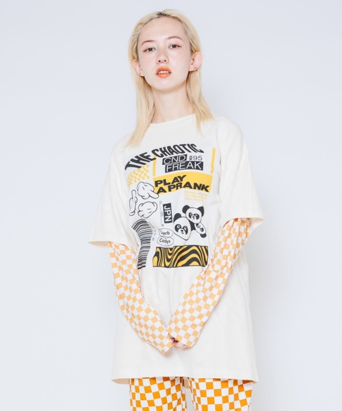 セール】THE CHAOTIC LAYERED トップス(Tシャツ/カットソー)|Candy