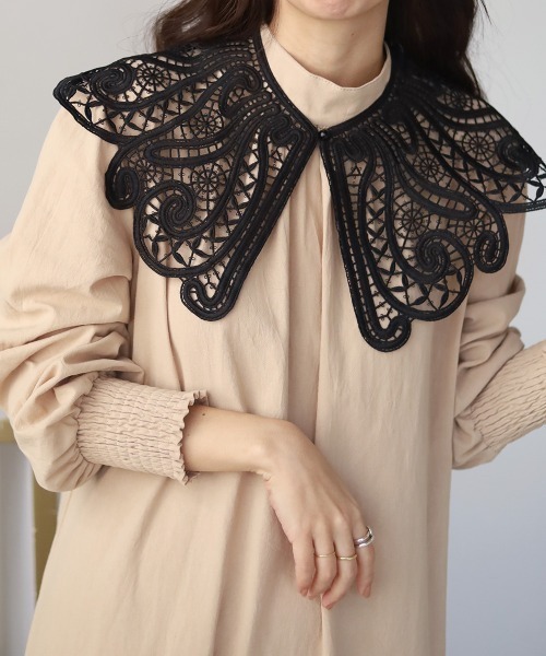 Bab（バブ）の「アソートレース付け襟（付け襟・レディース・ホワイト/ブラック/ブラック系その他/ホワイト系・ONESIZE）」の3枚目の写真