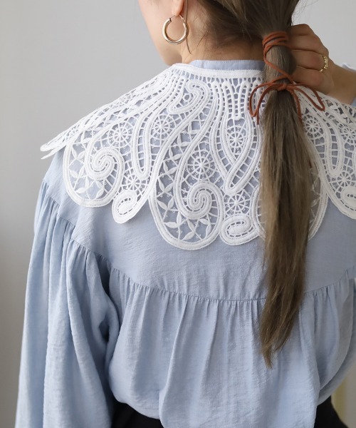 Bab（バブ）の「アソートレース付け襟（付け襟・レディース・ホワイト/ブラック/ブラック系その他/ホワイト系・ONESIZE）」の6枚目の写真