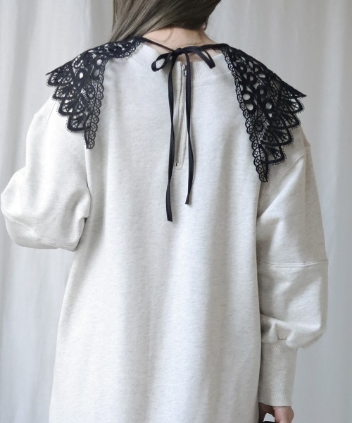Bab（バブ）の「アソートレース付け襟（付け襟・レディース・ホワイト/ブラック/ブラック系その他/ホワイト系・ONESIZE）」の17枚目の写真