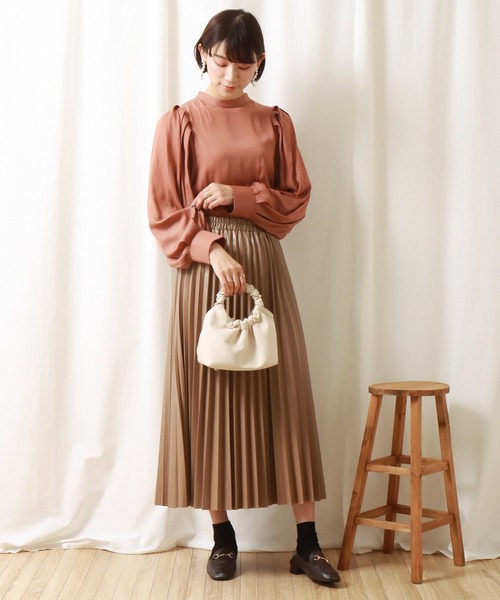 libelle more（リベル モア）の「バッグリボンショルダー　タックブラウス（シャツ/ブラウス・レディース・ブラウン/アイボリー/ブラック・M/L）」の22枚目の写真