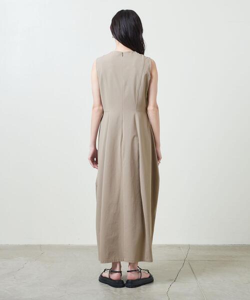 MARW UNITED ARROWS(マルゥ ユナイテッドアローズ)の「<MARW UNITED ARROWS(マルゥ ユナイテッドアローズ)> P/PU BALLOON OP†(ワンピース・レディース・ブラック/ベージュ・38/36)」の5枚目の写真