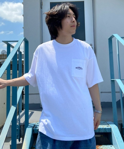 DC(ディーシー)の「【ムラサキスポーツ別注】DC/ディーシー オーバーサイズ バックロゴ/ポケットTシャツ DST222027M(Tシャツ/カットソー・メンズ・ブラック/ホワイト/グレー・XL/2XL/M/L)」の2枚目の写真