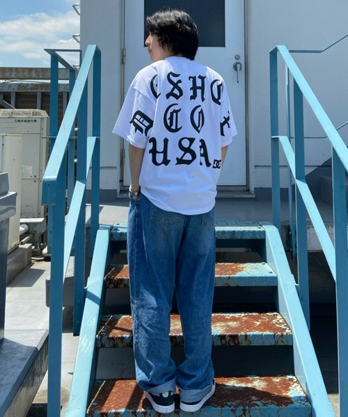 DC(ディーシー)の「【ムラサキスポーツ別注】DC/ディーシー オーバーサイズ バックロゴ/ポケットTシャツ DST222027M(Tシャツ/カットソー・メンズ・ブラック/ホワイト/グレー・XL/2XL/M/L)」の13枚目の写真