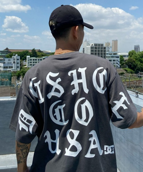 DC(ディーシー)の「【ムラサキスポーツ別注】DC/ディーシー オーバーサイズ バックロゴ/ポケットTシャツ DST222027M(Tシャツ/カットソー・メンズ・ブラック/ホワイト/グレー・XL/2XL/M/L)」の22枚目の写真