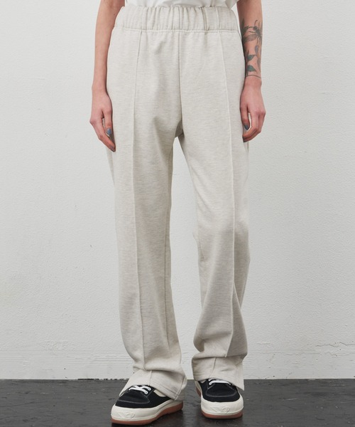AIVER（アイバー）の「AIVER　ヘビーウエイトスリットスウェットパンツ（スウェットパンツ・メンズ・チャコールグレー/ブラック/ナチュラル/グレー・SMALL/MEDIUM/LARGE）」の4枚目の写真
