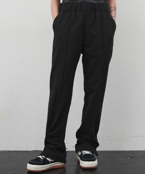 AIVER（アイバー）の「AIVER　ヘビーウエイトスリットスウェットパンツ（スウェットパンツ・メンズ・チャコールグレー/ブラック/ナチュラル/グレー・SMALL/MEDIUM/LARGE）」の2枚目の写真