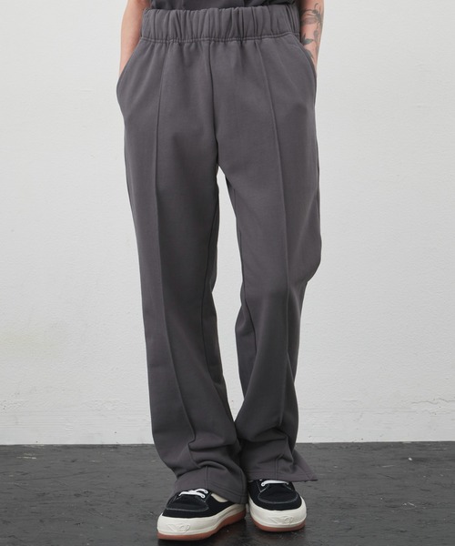 AIVER（アイバー）の「AIVER　ヘビーウエイトスリットスウェットパンツ（スウェットパンツ・メンズ・チャコールグレー/ブラック/ナチュラル/グレー・SMALL/MEDIUM/LARGE）」の8枚目の写真