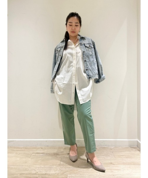 GAP（ギャップ）の「ウォッシュウェル アイコン デニムジャケット（デニムジャケット・レディース・ライトインディゴブルー・S/M/XS/L/XL/XXS）」の11枚目の写真