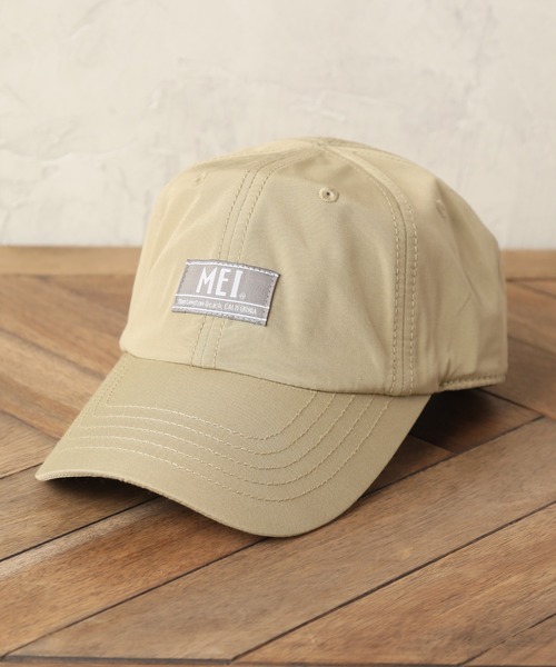 MEI（メイ）の「【MEI/メイ】ワンポイントロゴ ベースボールキャップ（キャップ・メンズ・ホワイト/ブラック/ダークグリーン/ベージュ/ネイビー/オレンジ/ブルー/ライトグリーン/マスタード・98/94）」の3枚目の写真