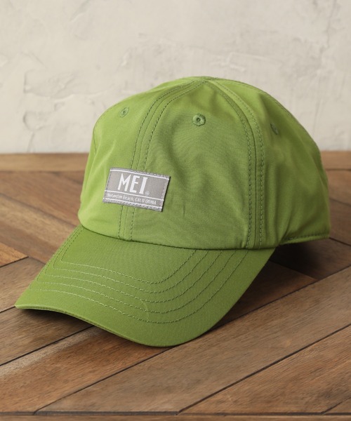 MEI（メイ）の「【MEI/メイ】ワンポイントロゴ ベースボールキャップ（キャップ・メンズ・ホワイト/ブラック/ダークグリーン/ベージュ/ネイビー/オレンジ/ブルー/ライトグリーン/マスタード・98/94）」の5枚目の写真