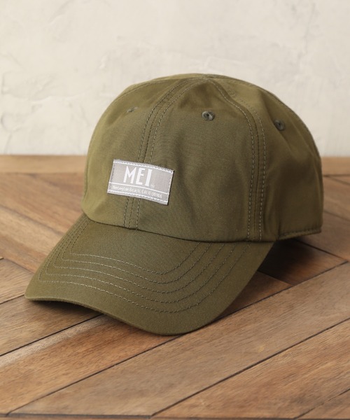 MEI（メイ）の「【MEI/メイ】ワンポイントロゴ ベースボールキャップ（キャップ・メンズ・ホワイト/ブラック/ダークグリーン/ベージュ/ネイビー/オレンジ/ブルー/ライトグリーン/マスタード・98/94）」の4枚目の写真
