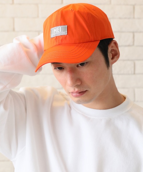 MEI（メイ）の「【MEI/メイ】ワンポイントロゴ ベースボールキャップ（キャップ・メンズ・ホワイト/ブラック/ダークグリーン/ベージュ/ネイビー/オレンジ/ブルー/ライトグリーン/マスタード・98/94）」の14枚目の写真