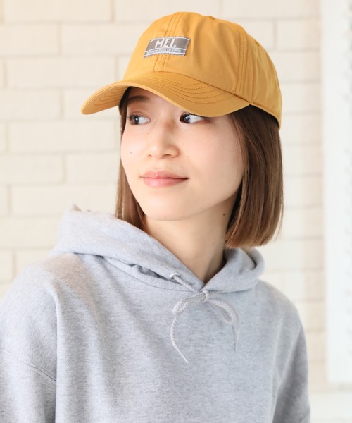 MEI（メイ）の「【MEI/メイ】ワンポイントロゴ ベースボールキャップ（キャップ・メンズ・ホワイト/ブラック/ダークグリーン/ベージュ/ネイビー/オレンジ/ブルー/ライトグリーン/マスタード・98/94）」の20枚目の写真