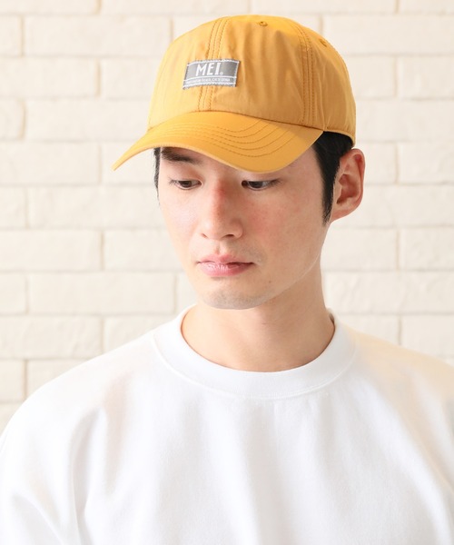 MEI（メイ）の「【MEI/メイ】ワンポイントロゴ ベースボールキャップ（キャップ・メンズ・ホワイト/ブラック/ダークグリーン/ベージュ/ネイビー/オレンジ/ブルー/ライトグリーン/マスタード・98/94）」の18枚目の写真