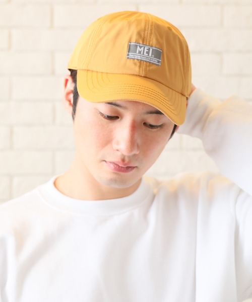MEI（メイ）の「【MEI/メイ】ワンポイントロゴ ベースボールキャップ（キャップ・メンズ・ホワイト/ブラック/ダークグリーン/ベージュ/ネイビー/オレンジ/ブルー/ライトグリーン/マスタード・98/94）」の17枚目の写真