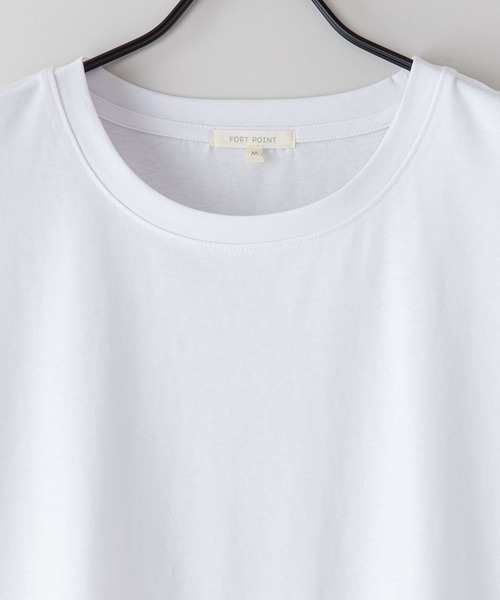 fort point(フォーポイント)の「【FORT POINT/フォートポイント】サイドスリットTシャツ(Tシャツ/カットソー・レディース・サックスブルー/ホワイト/ミント/グレー/オレンジ系その他/ブラック/チャコールグレー/ピンク系その他/ダークベージュ・MEDIUM/LARGE)」の13枚目の写真