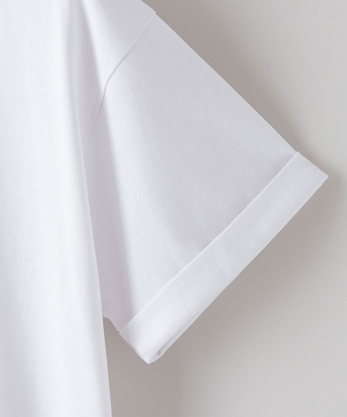 fort point(フォーポイント)の「【FORT POINT/フォートポイント】サイドスリットTシャツ(Tシャツ/カットソー・レディース・サックスブルー/ホワイト/ミント/グレー/オレンジ系その他/ブラック/チャコールグレー/ピンク系その他/ダークベージュ・MEDIUM/LARGE)」の12枚目の写真