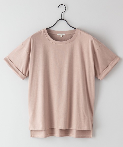 fort point(フォーポイント)の「【FORT POINT/フォートポイント】サイドスリットTシャツ(Tシャツ/カットソー・レディース・サックスブルー/ホワイト/ミント/グレー/オレンジ系その他/ブラック/チャコールグレー/ピンク系その他/ダークベージュ・MEDIUM/LARGE)」の21枚目の写真