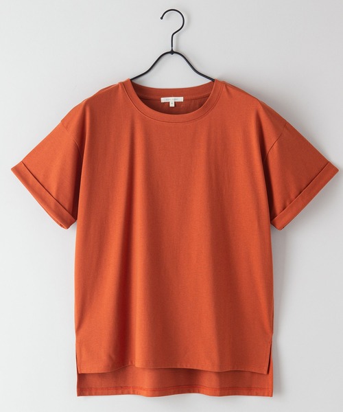 fort point(フォーポイント)の「【FORT POINT/フォートポイント】サイドスリットTシャツ(Tシャツ/カットソー・レディース・サックスブルー/ホワイト/ミント/グレー/オレンジ系その他/ブラック/チャコールグレー/ピンク系その他/ダークベージュ・MEDIUM/LARGE)」の15枚目の写真