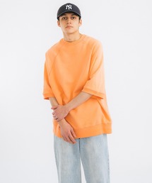 オーバーサイズ クルーネックルーズスウェット ビッグシルエット