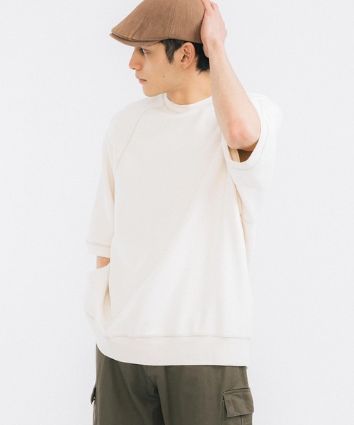 Ressaca（レサーカ）の「オーバーサイズ クルーネックルーズスウェット ビッグシルエット（スウェット・メンズ・ブラック/ブルー/ナチュラル/オレンジ・M/L）」の21枚目の写真