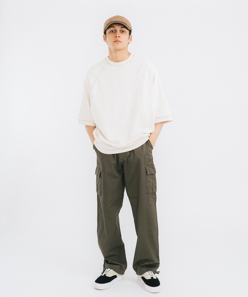 Ressaca（レサーカ）の「オーバーサイズ クルーネックルーズスウェット ビッグシルエット（スウェット・メンズ・ブラック/ブルー/ナチュラル/オレンジ・M/L）」の22枚目の写真