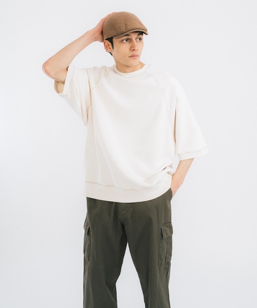 Ressaca（レサーカ）の「オーバーサイズ クルーネックルーズスウェット ビッグシルエット（スウェット・メンズ・ブラック/ブルー/ナチュラル/オレンジ・M/L）」の20枚目の写真