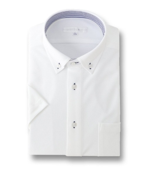 セール タカキューメンズ Taka Q Men アルティマ Altima ボタンダウン ビジネスドレス半袖ニットシャツ ビジネスシャツ Taka Q タカキュー のファッション通販 Zozotown