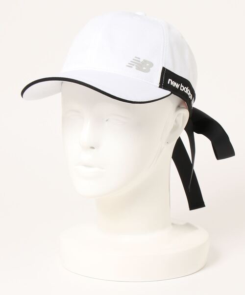 New Balance Golf(ニューバランスゴルフ)の「【new balance golf】クローズドメッシュ りぼん 6パネルキャップ (WOMENS SPORT)(キャップ・レディース・ホワイト/ブラック/レッド・FREE)」の2枚目の写真