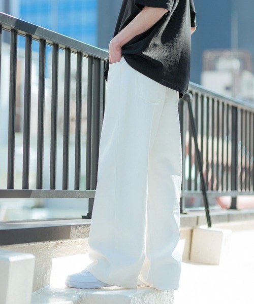 PBLIM(ページボーイリム)の「PAGEBOYLIM/ルーズストレートデニム(デニムパンツ・レディース・ホワイト/ライトブルー・MEDIUM/LARGE)」の15枚目の写真