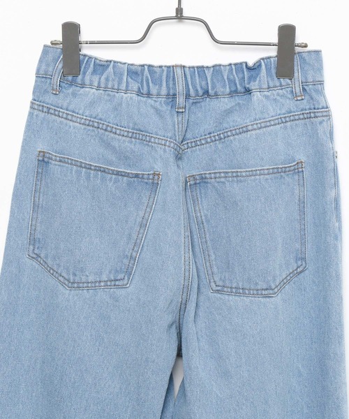 PBLIM(ページボーイリム)の「PAGEBOYLIM/ルーズストレートデニム(デニムパンツ・レディース・ホワイト/ライトブルー・MEDIUM/LARGE)」の9枚目の写真