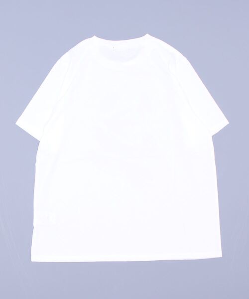 NOMBRE IMPAIR(ノンブルアンペール)の「版画風PT 半袖TEE(Tシャツ/カットソー・レディース・ホワイト/カーキ/ボルドー・FREE)」の4枚目の写真