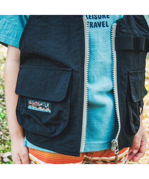 BREEZE（ブリーズ）の「アクティブベスト（ベスト・キッズ・カモフラージュ/ブラック・150/110/130）」の8枚目の写真