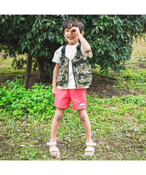 BREEZE（ブリーズ）の「アクティブベスト（ベスト・キッズ・カモフラージュ/ブラック・150/110/130）」の6枚目の写真