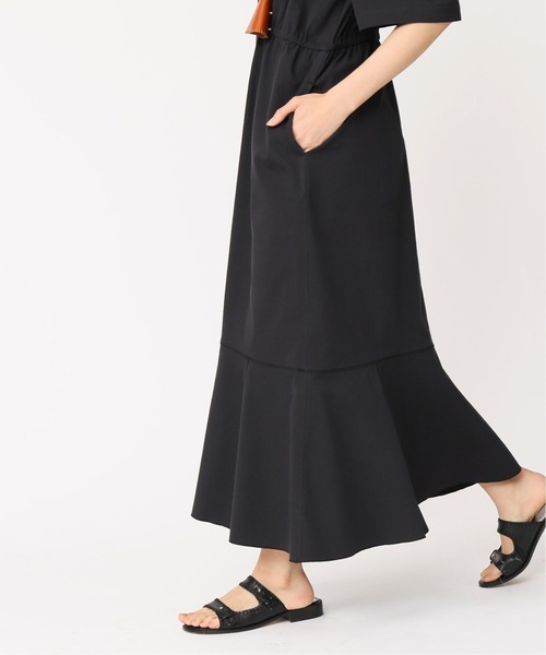 IENA（イエナ）の「サッカーコードレーンワンピース（ワンピース・レディース・ブラック・36/38）」の4枚目の写真