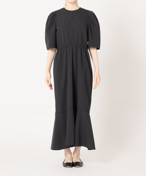 IENA（イエナ）の「サッカーコードレーンワンピース（ワンピース・レディース・ブラック・36/38）」の6枚目の写真