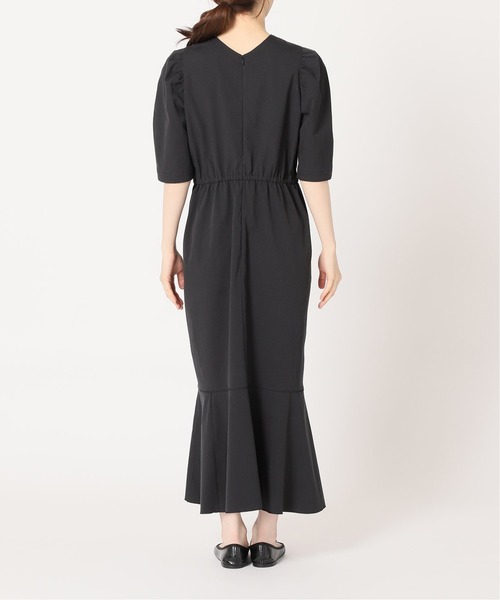 IENA（イエナ）の「サッカーコードレーンワンピース（ワンピース・レディース・ブラック・36/38）」の8枚目の写真