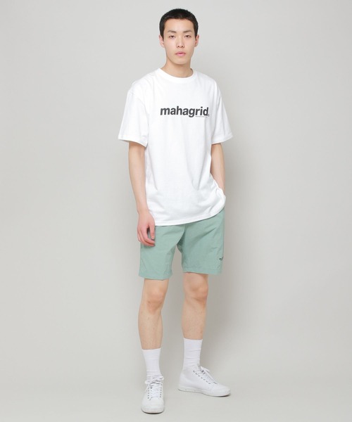 MAHAGRID（マハグリッド）の「【UNISEX】MAHAGRID／BASIC LOGO TEE　2277557（Tシャツ/カットソー・レディース・ホワイト/ブラック/パープル/チャコール・MEDIUM/LARGE/X-LARGE/SMALL）」の6枚目の写真