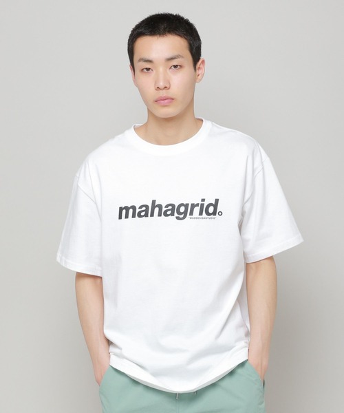 MAHAGRID（マハグリッド）の「【UNISEX】MAHAGRID／BASIC LOGO TEE　2277557（Tシャツ/カットソー・レディース・ホワイト/ブラック/パープル/チャコール・MEDIUM/LARGE/X-LARGE/SMALL）」の7枚目の写真