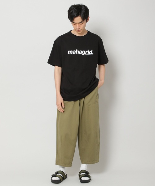 MAHAGRID（マハグリッド）の「【UNISEX】MAHAGRID／BASIC LOGO TEE　2277557（Tシャツ/カットソー・レディース・ホワイト/ブラック/パープル/チャコール・MEDIUM/LARGE/X-LARGE/SMALL）」の10枚目の写真