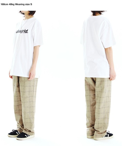 MAHAGRID（マハグリッド）の「【UNISEX】MAHAGRID／BASIC LOGO TEE　2277557（Tシャツ/カットソー・レディース・ホワイト/ブラック/パープル/チャコール・MEDIUM/LARGE/X-LARGE/SMALL）」の18枚目の写真
