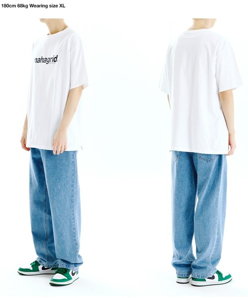 MAHAGRID（マハグリッド）の「【UNISEX】MAHAGRID／BASIC LOGO TEE　2277557（Tシャツ/カットソー・レディース・ホワイト/ブラック/パープル/チャコール・MEDIUM/LARGE/X-LARGE/SMALL）」の19枚目の写真