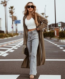 esutoreja（エストレジャ）の「ロングシャツコート（トレンチコート）」
