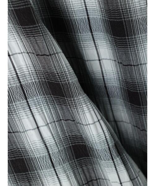 KBF（ケイビーエフ）の「KBF.チェック柄ティアードスカート（スカート・レディース・ブラック/ベージュ・FREE）」の17枚目の写真