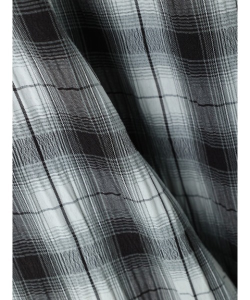 KBF（ケイビーエフ）の「KBF.チェック柄ティアードスカート（スカート・レディース・ブラック/ベージュ・FREE）」の7枚目の写真