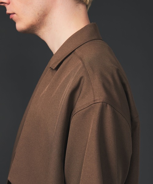 CITY TOKYO（シティトウキョウ）の「Reflax ファンクションダブルジャケット（テーラードジャケット・メンズ・ライトグレー/ブラウン/グレイッシュベージュ・1/2）」の11枚目の写真