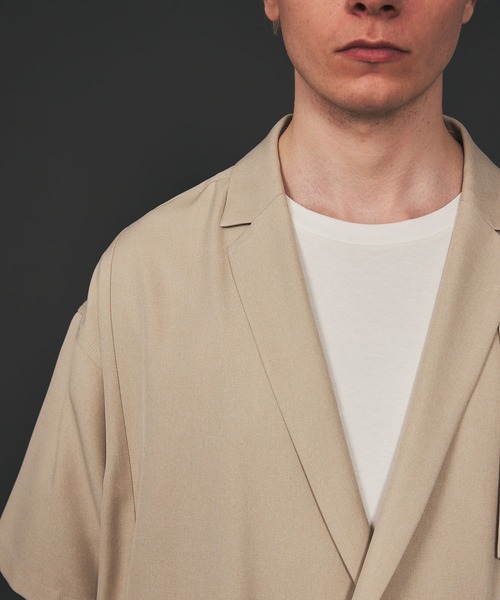 CITY TOKYO（シティトウキョウ）の「Reflax ファンクションダブルジャケット（テーラードジャケット・メンズ・ライトグレー/ブラウン/グレイッシュベージュ・1/2）」の19枚目の写真