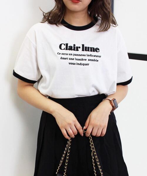 ふくれ刺繍リンガーtシャツ Tシャツ カットソー Ingni イング のファッション通販 Zozotown